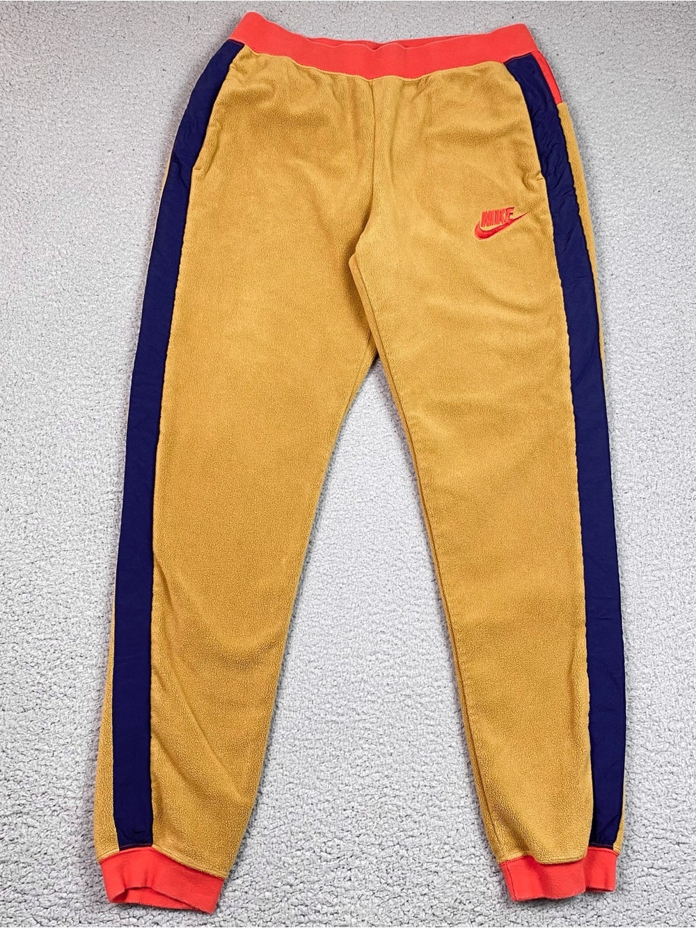 Nike Sportswear Polar Fleece Pants Women's Size M Jogger Athletic Color Block